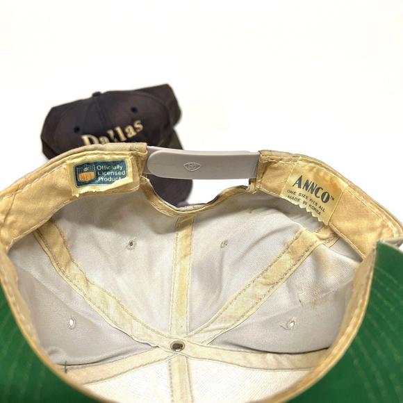 Lot Of 3 VTG Hats Dallas Cowboys THRASHED FOR CRAFTING OR REPAIR - NEED CLEANING - Picture 7 of 12